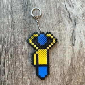 🌸ANIME Sailor Moon lipstick miracle romance makeup manga keychain handmade blue